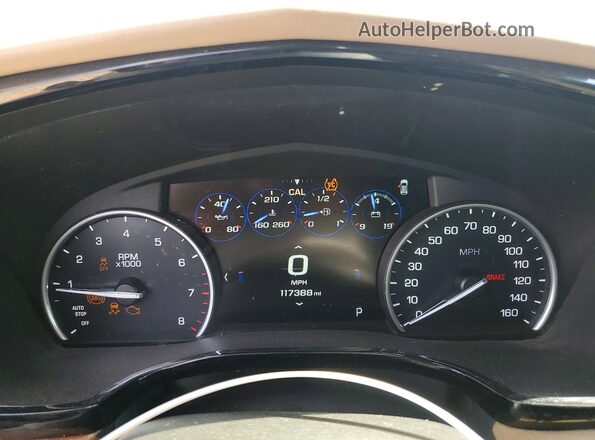 1GYKNFRS3HZ190413 2017 CADILLAC XT5 Белый Вид задних сидений