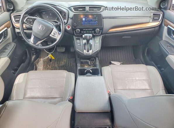 5J6RW2H81KA000995 2019 HONDA CR-V Blue Instrument cluster view