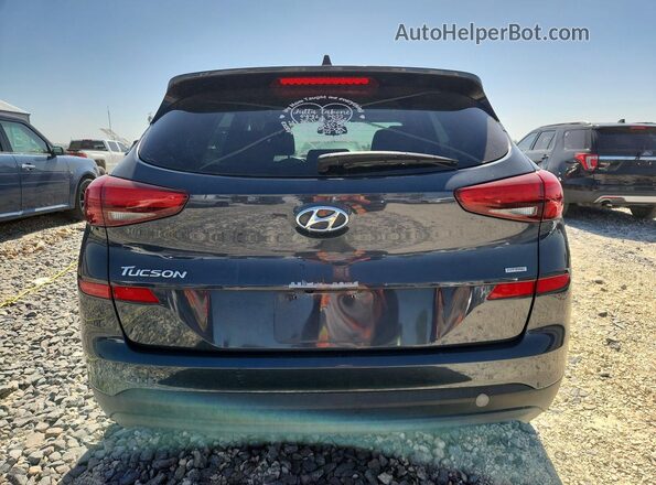 KM8J3CA41KU911010 2019 HYUNDAI TUCSON Черный Вид салона спереди