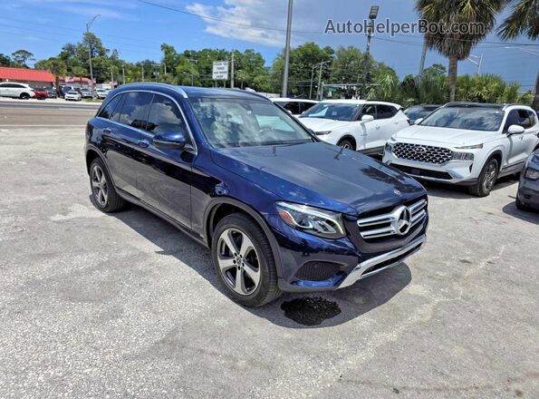 WDC0G4JB8KV170173 2019 MERCEDES-BENZ GLC-CLASS Синий Передняя левая четверть