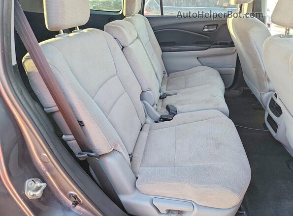 5FNYF5H18HB003821 2017 HONDA PILOT Серый Вид подкапотного пространства