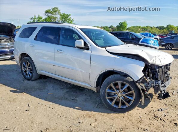 1C4RDJDG3JC497487 2018 DODGE DURANGO Белый Вид спереди