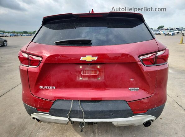 3GNKBCRS5KS695300 2019 CHEVROLET BLAZER Красный Вид салона спереди
