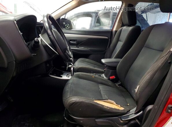 JA4AZ3A36HZ010845 2017 MITSUBISHI OUTLANDER Красный Вид панели приборов