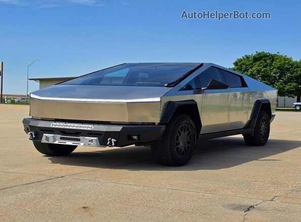 7G2CEHED1RA026043 2024 TESLA CYBERTRUCK Silver უკანა მარჯვენა