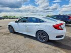 2019 Honda Civic Ex White vin: 19XFC1F30KE215042