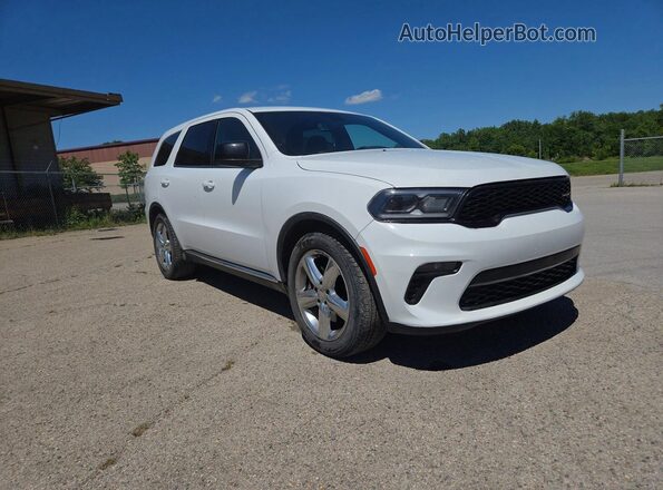 1C4SDJFTXRC241421 2024 DODGE DURANGO Белый Передняя левая четверть