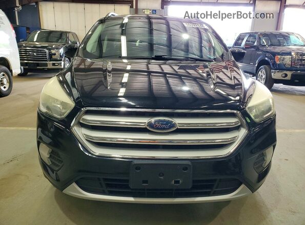 1FMCU9GD1JUA43119 2018 FORD ESCAPE Черный Вид спереди
