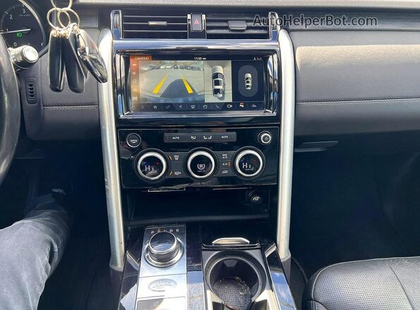 SALRRBBK0HA038494 2017 LAND ROVER DISCOVERY Gray Widok wnętrza z tyłu