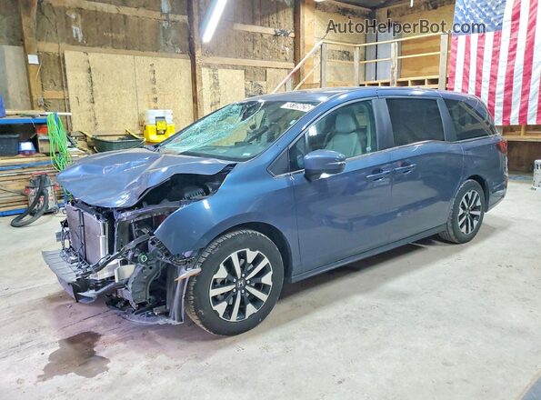 5FNRL6H66SB061240 2025 HONDA ODYSSEY Синий Передняя левая четверть