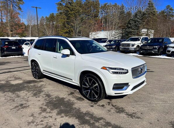 YV4BR0CK7M1700459 2021 VOLVO XC90 Белый Задняя левая четверть
