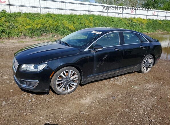 3LN6L5E98HR623590 2017 LINCOLN MKZ Черный Передняя левая четверть
