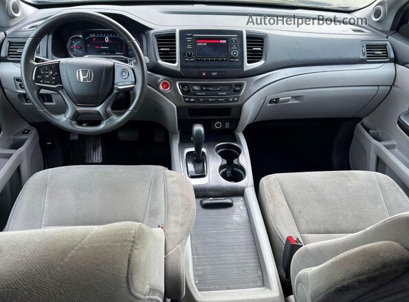 5FNYF6H15KB089988 2019 HONDA PILOT Синий Вид щитка приборов