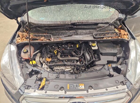 1FMCU9GD0KUA86657 2019 FORD ESCAPE Синий Вид подкапотного пространства
