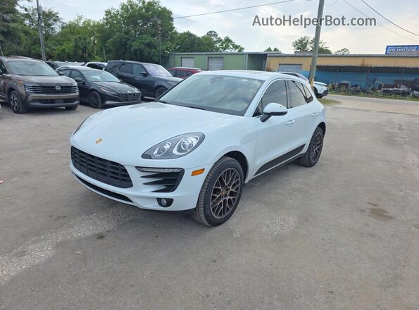WP1AB2A53JLB33385 2018 PORSCHE MACAN Белый Задняя правая четверть