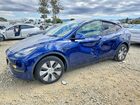 2022 Tesla Model Y Blue vin: 7SAYGDEE0NF401151