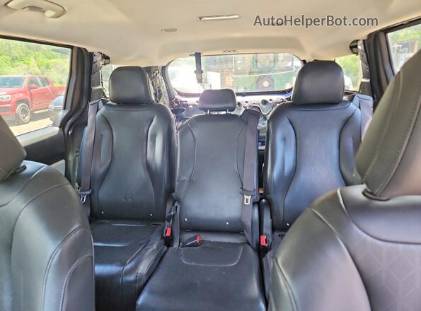 KNDNB4H35N6127143 2022 KIA CARNIVAL Синий Вид задней части салона