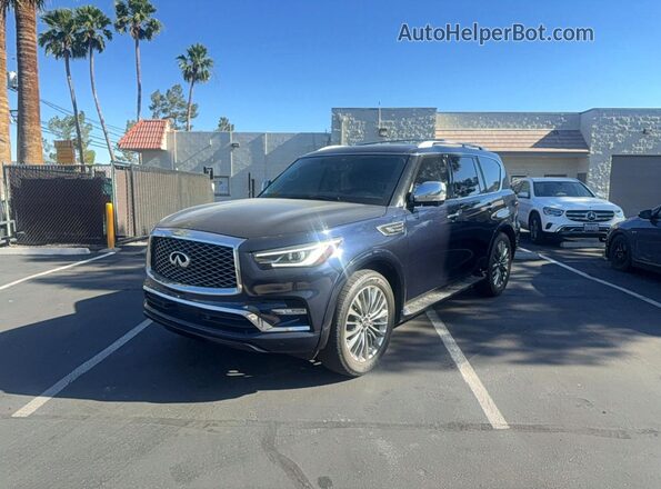 JN8AZ2NF8K9685855 2019 INFINITI QX80 Синий Задняя правая четверть