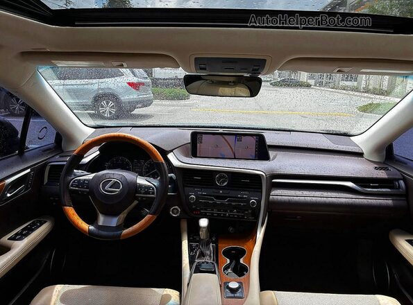 2T2ZZMCA9JC095914 2018 LEXUS RX Black Widok tylnych siedzeń