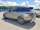 2019 Land Rover Range Rover Sport Hse Серый vin: SALWR2RU5KA861522