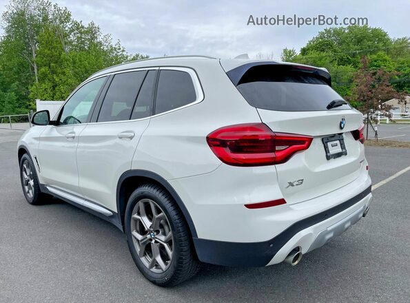 5UXTY5C05LLT35268 2020 BMW X3 Белый Передняя правая четверть
