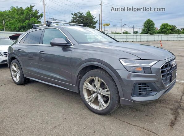WA1AVAF17KD038696 2019 AUDI Q8 Gray წინა ხედი