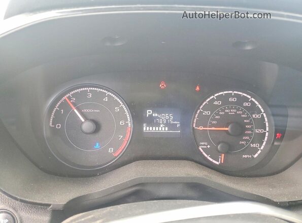 JF2GTAACXK8340699 2019 SUBARU CROSSTREK Серебряный Вид задних сидений