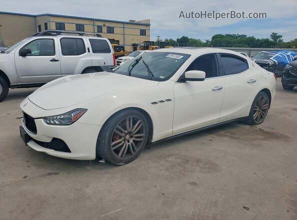 ZAM57RTA9G1177091 2016 MASERATI GHIBLI White Przód lewy