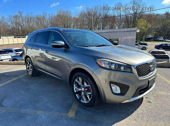 5XYPKDA5XGG104168 2016 KIA SORENTO Серый Вид спереди