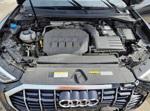 WA1EECF33M1059953 2021 AUDI Q3 Black VIN sticker view