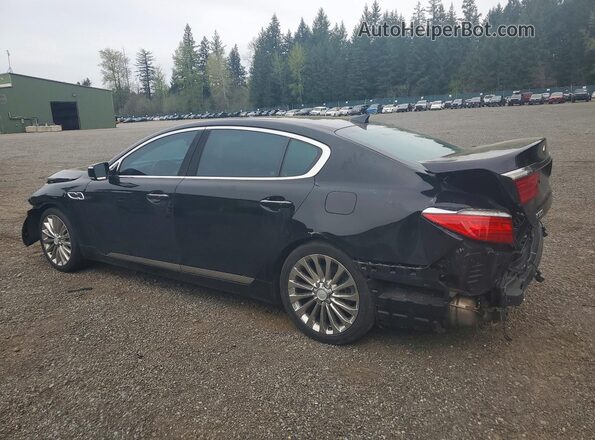 KNALW4D43J6037507 2018 KIA K900 Черный Задняя правая четверть