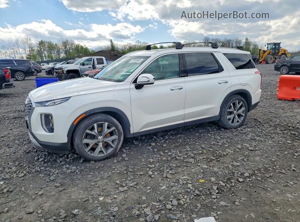 KM8R4DHE0LU135104 2020 HYUNDAI PALISADE White Передня ліва чверть