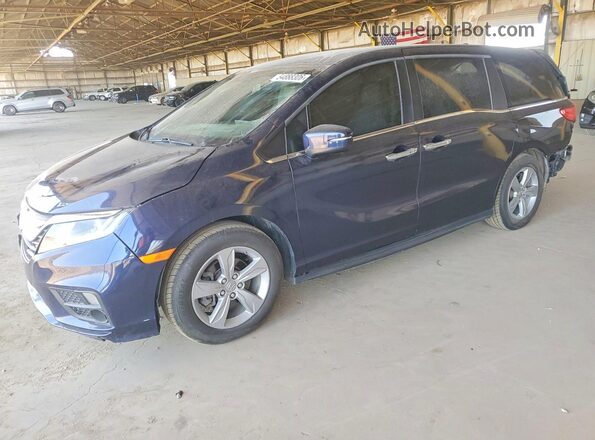 5FNRL6H7XLB055323 2020 HONDA ODYSSEY Blue Передня ліва чверть