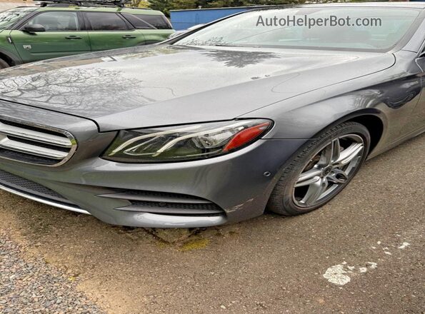 WDDZF4KB2JA403992 2018 MERCEDES-BENZ E Серый Задняя правая четверть