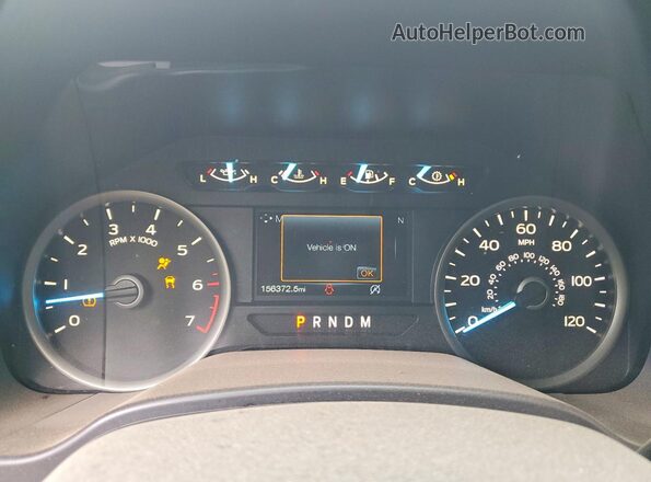 1FTEW1EP3JKC23526 2018 FORD F150 Черный Вид щитка приборов