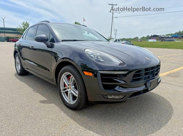 WP1AG2A51HLB56322 2017 PORSCHE MACAN Черный Передняя левая четверть