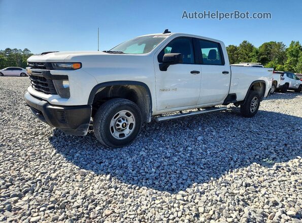 1GC1YLE7XRF218400 2024 CHEVROLET SILVERADO Белый Передняя левая четверть