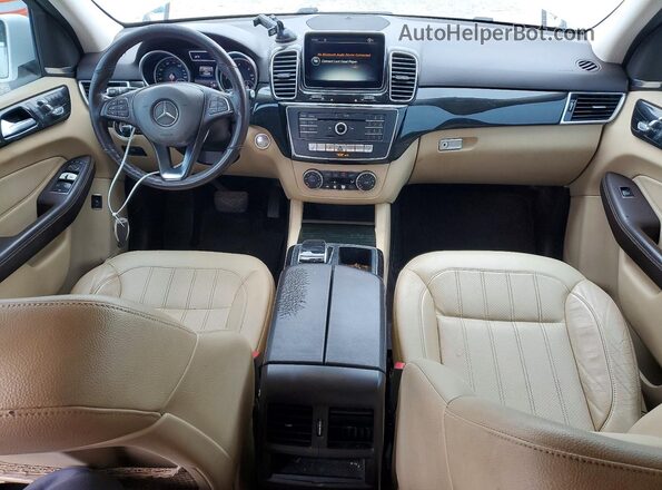 4JGDA0EB6GA642800 2016 MERCEDES-BENZ GLE White ხელსაწყოთა პანელის ხედი