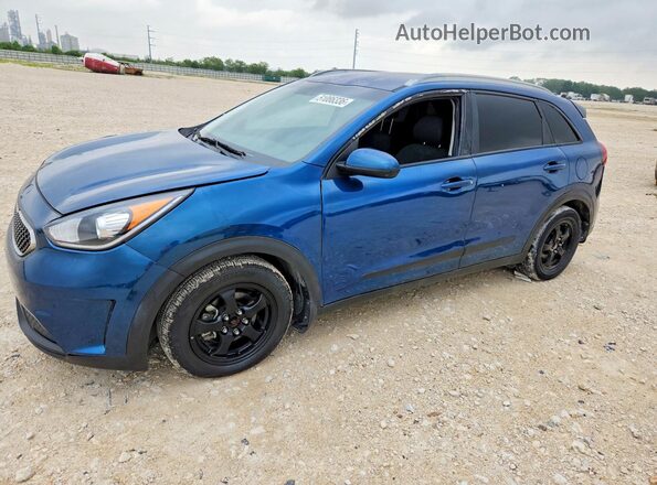 KNDCB3LC6H5047076 2017 KIA NIRO Синий Задняя левая четверть