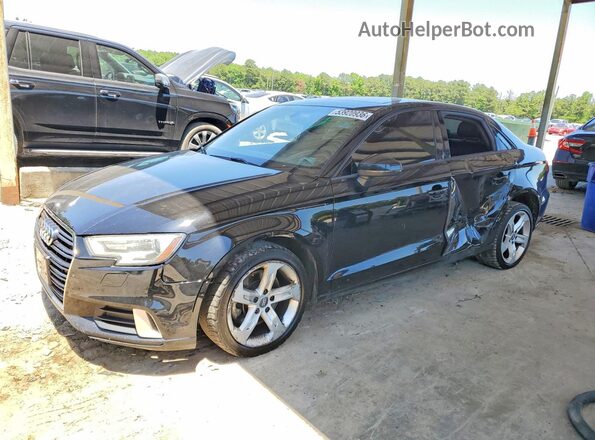 WAUB8GFF7H1031920 2017 AUDI A3 Black Передня ліва чверть