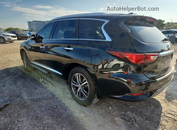 5N1DL0MN4HC518486 2017 INFINITI QX60 Черный Задняя правая четверть