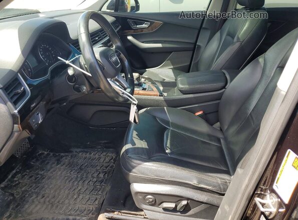 WA1AAAF79JD045955 2018 AUDI Q7 Black Вид панелі приладів