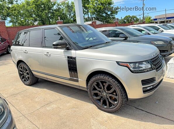 SALGS2PF0GA309866 2016 LAND ROVER RANGE ROVER Gray Przód lewy
