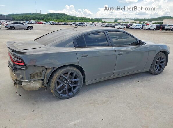 2C3CDXBG3KH715507 2019 DODGE CHARGER Серый Передняя правая четверть