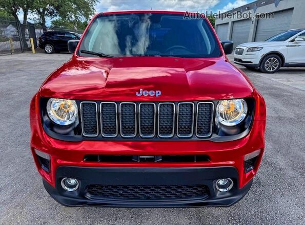 ZACNJAAB2LPL15502 2020 JEEP RENEGADE Red Вид ззаду