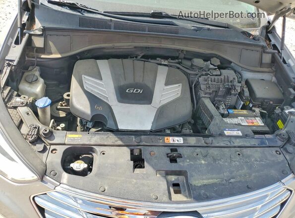 KM8SRDHF1GU157016 2016 HYUNDAI SANTA FE Серебряный Вид наклейки с VIN-кодом
