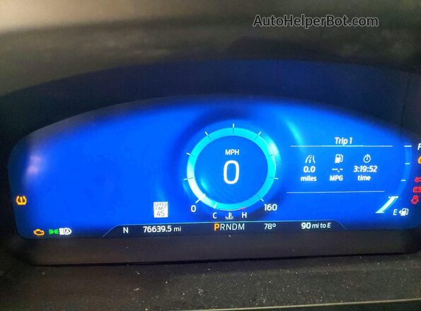 1FM5K8GC5MGB23669 2021 FORD EXPLORER Черный Вид щитка приборов