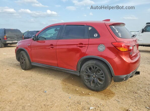 JA4AP3AU9HZ050352 2017 MITSUBISHI OUTLANDER Красный Задняя правая четверть