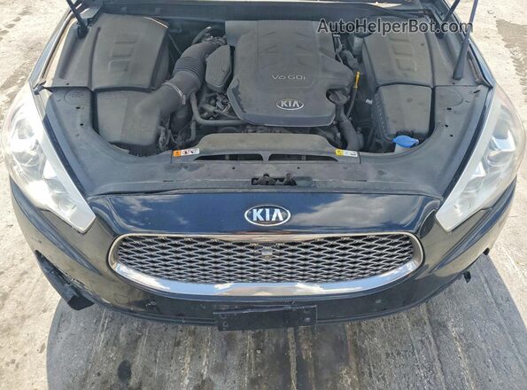 KNALT4D39G6031302 2016 KIA K900 Black Widok komory silnika