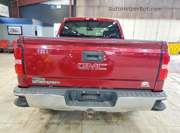 1GTV2MEC5HZ141860 2017 GMC SIERRA Красный Вид сзади